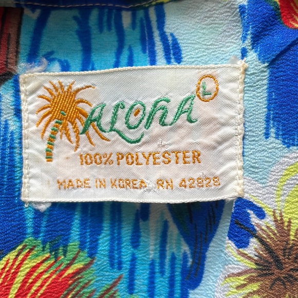 Vintage Hawaiian shirt in amazing shape, sz L - Picture 2 of 5